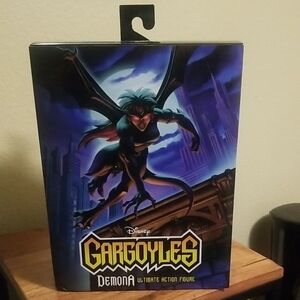 Disney Gargoyles Demona Figure with Dark Blue and Black